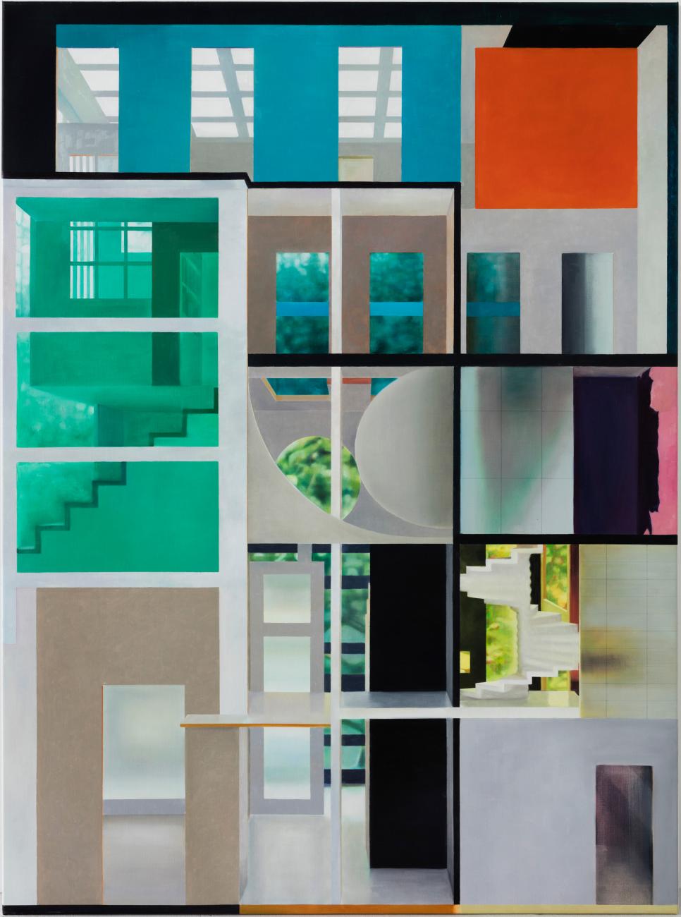 Another state of Mystery I, 205 x 150 cm, Private collection