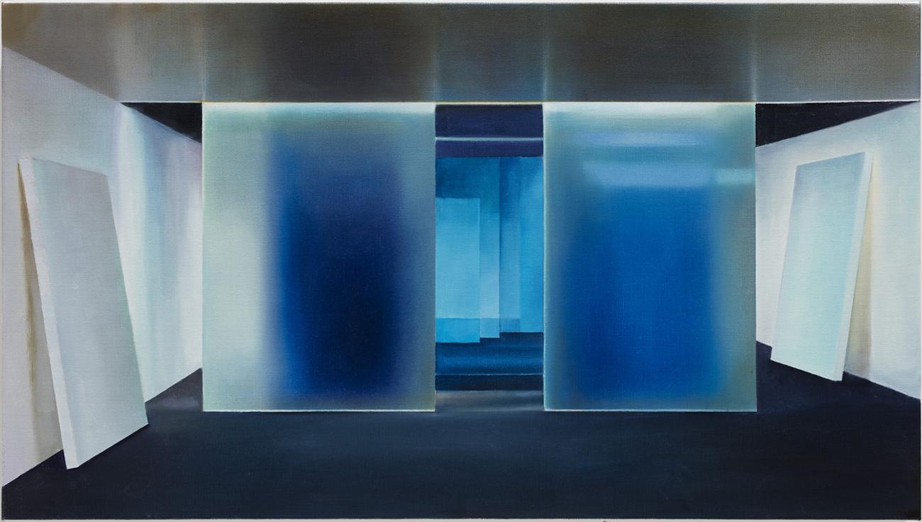 Notes toward a model, 50 x 90 cm, Private collection