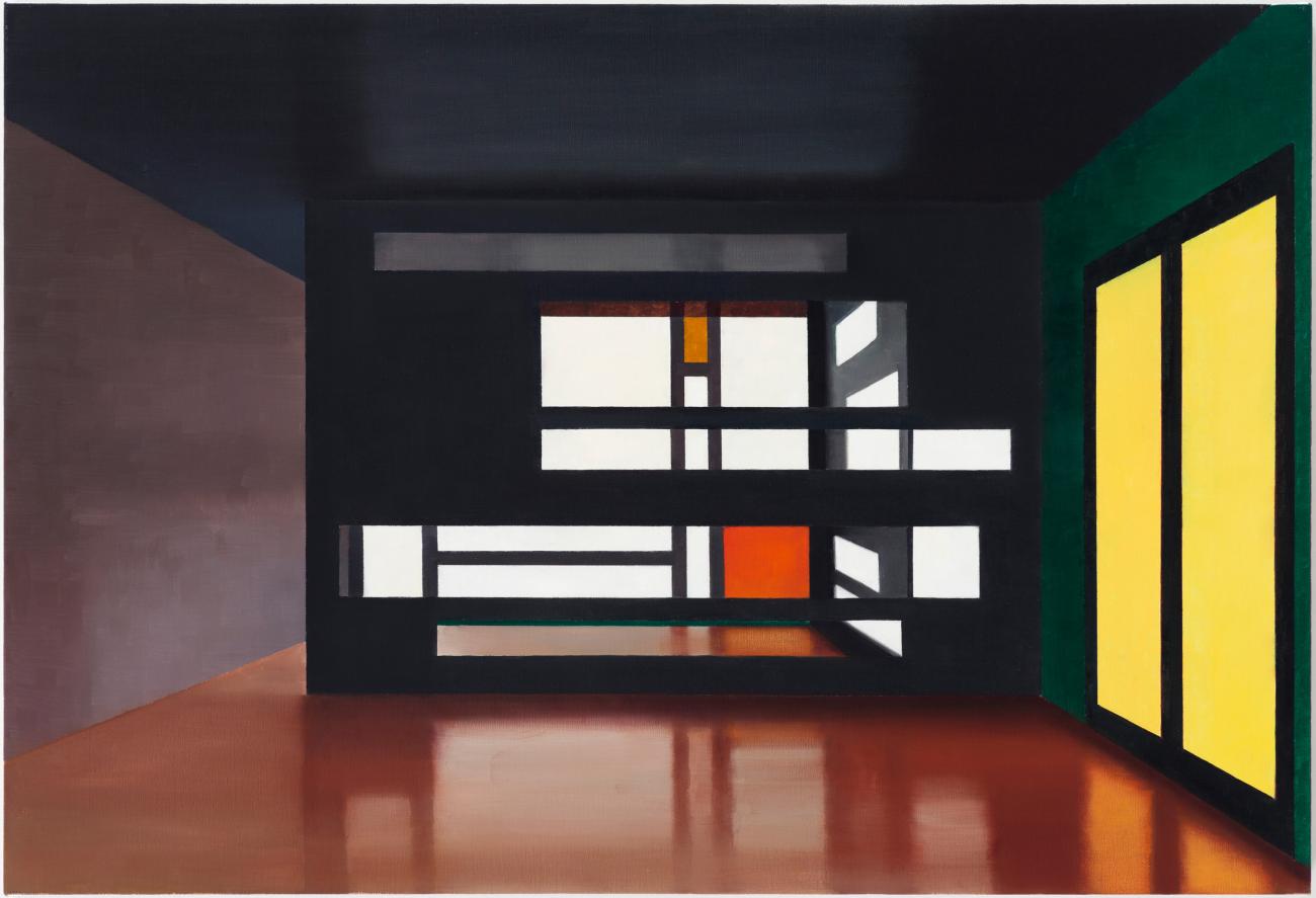 Transparent walls of paper I, 75 x 110 cm, Private collection