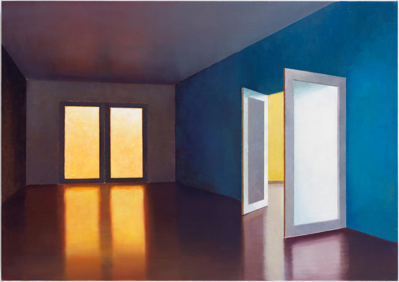 Open and closed, 60 x 85 cm, Private collection