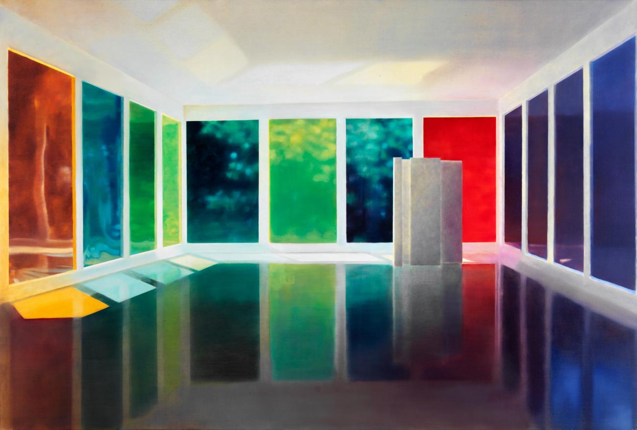 Through the lookingglass I, 135 x 200 cm, Private collection