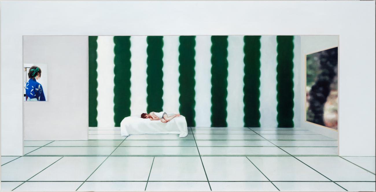 The House, the Clothing, the Girl #2, 90 x 180 cm, Private collection