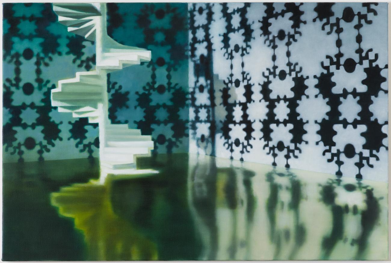 Lounge Tableaux (Trappe), 80 x 120 cm, Private collection