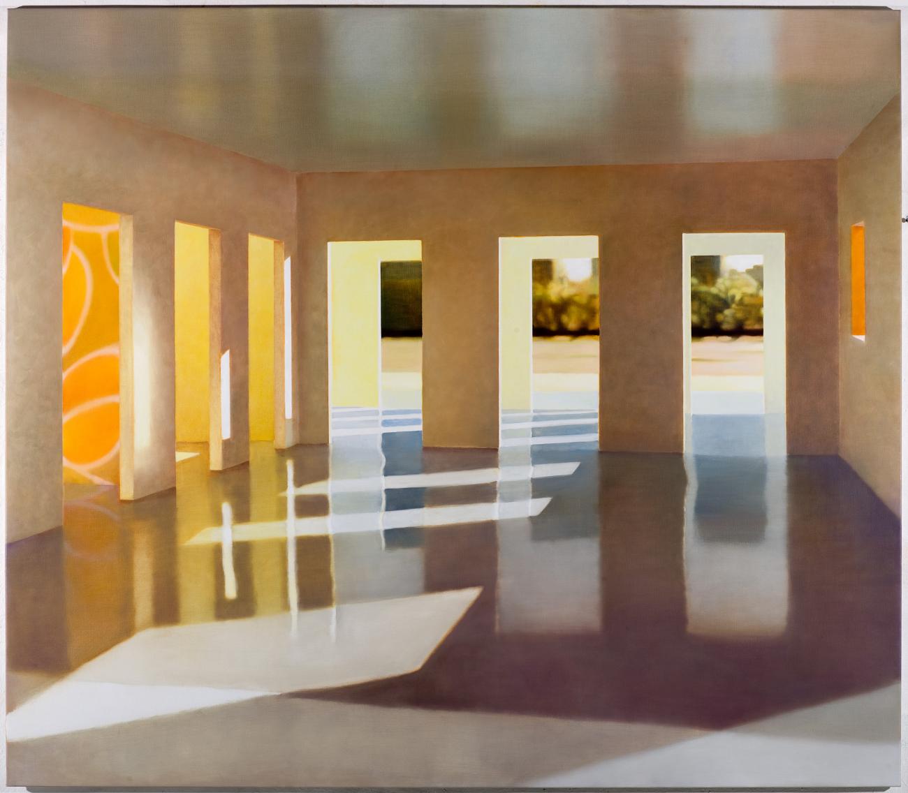 Det lange perspektivs rum, 200 x 230 cm