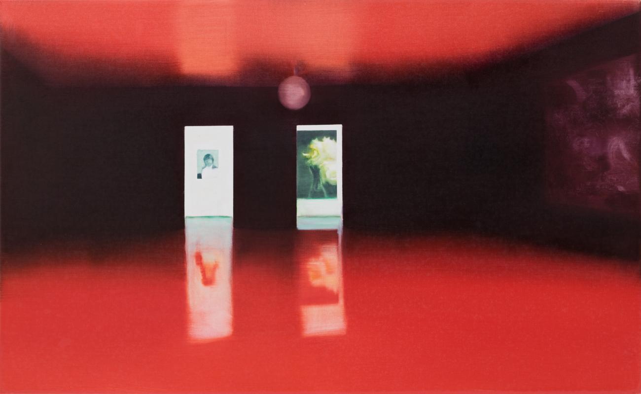 House of Red, 80 x 130 cm, Private collection