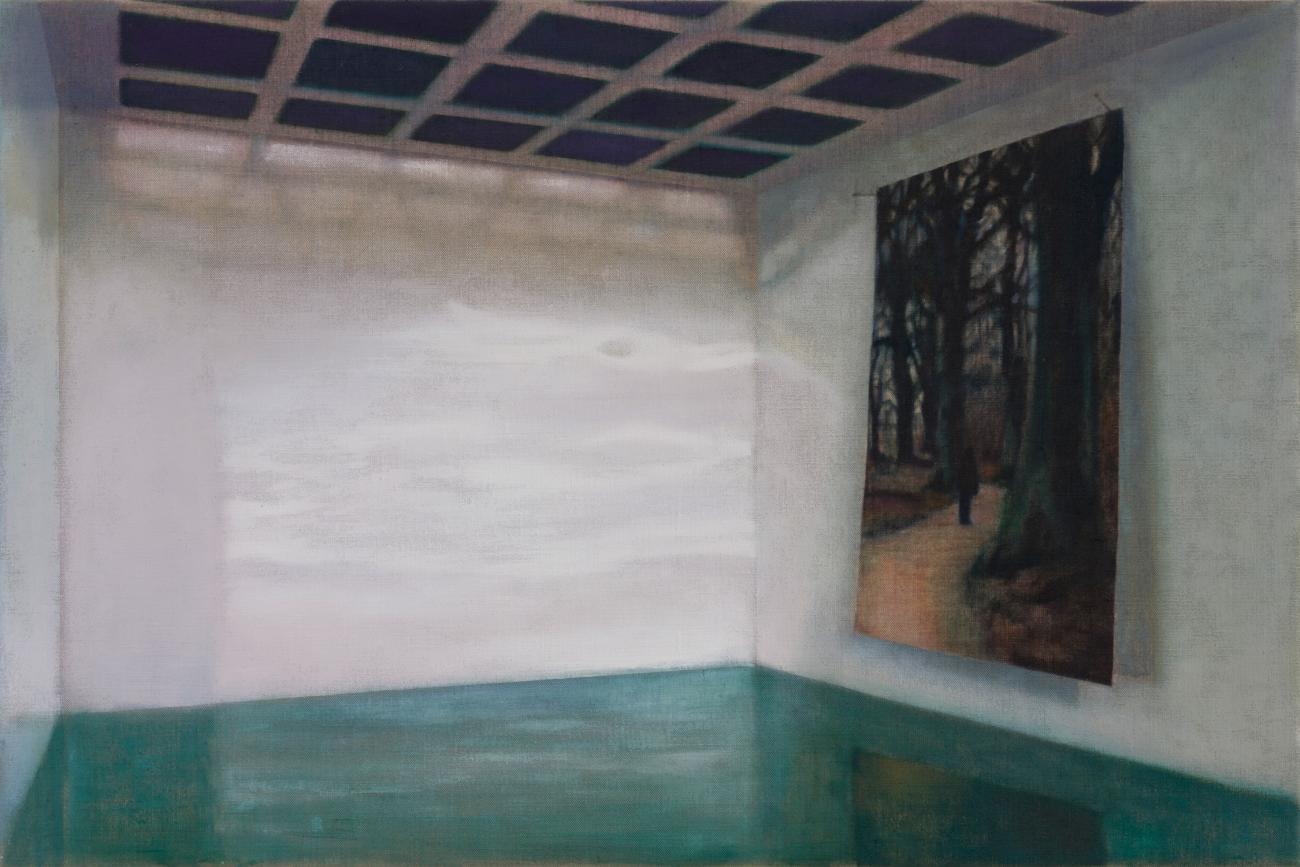 Den Smalle Sti Af Ikke-tid, 2020, 50 x 75 cm