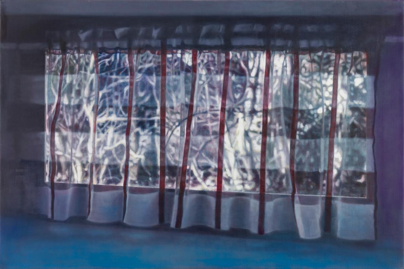 Knoglehegn I, 2020, 80 x 120 cm