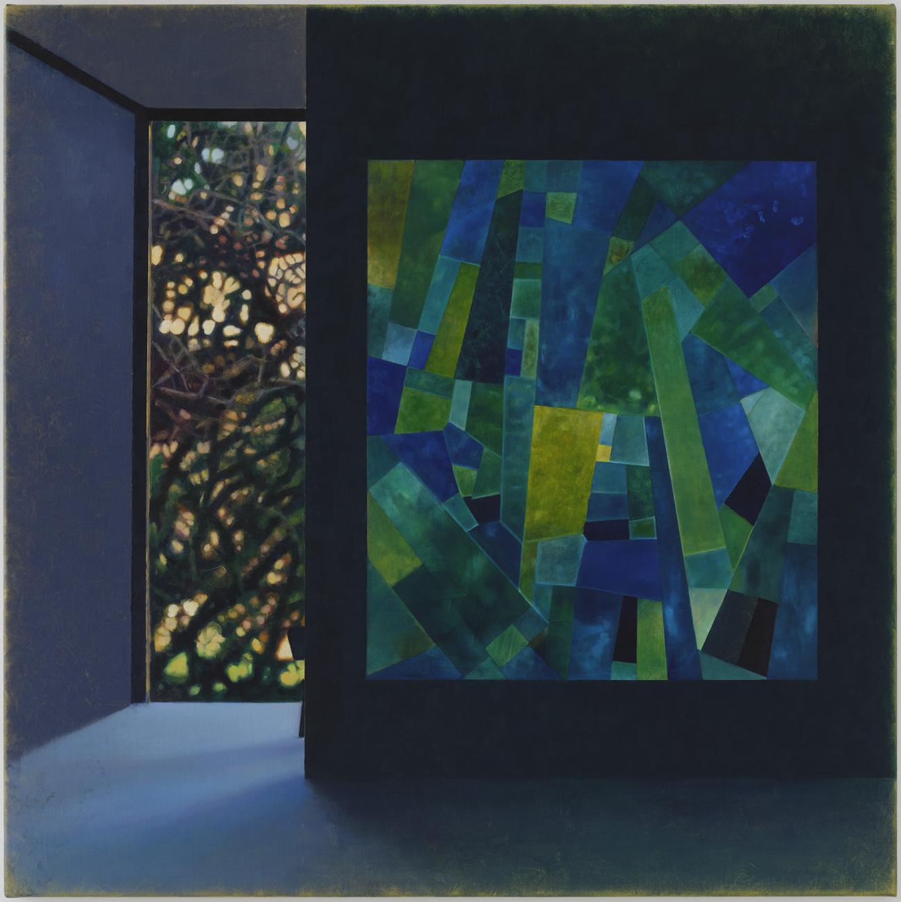 ’The Mosaic’, oil on canvas, 2023, 100x100 cm