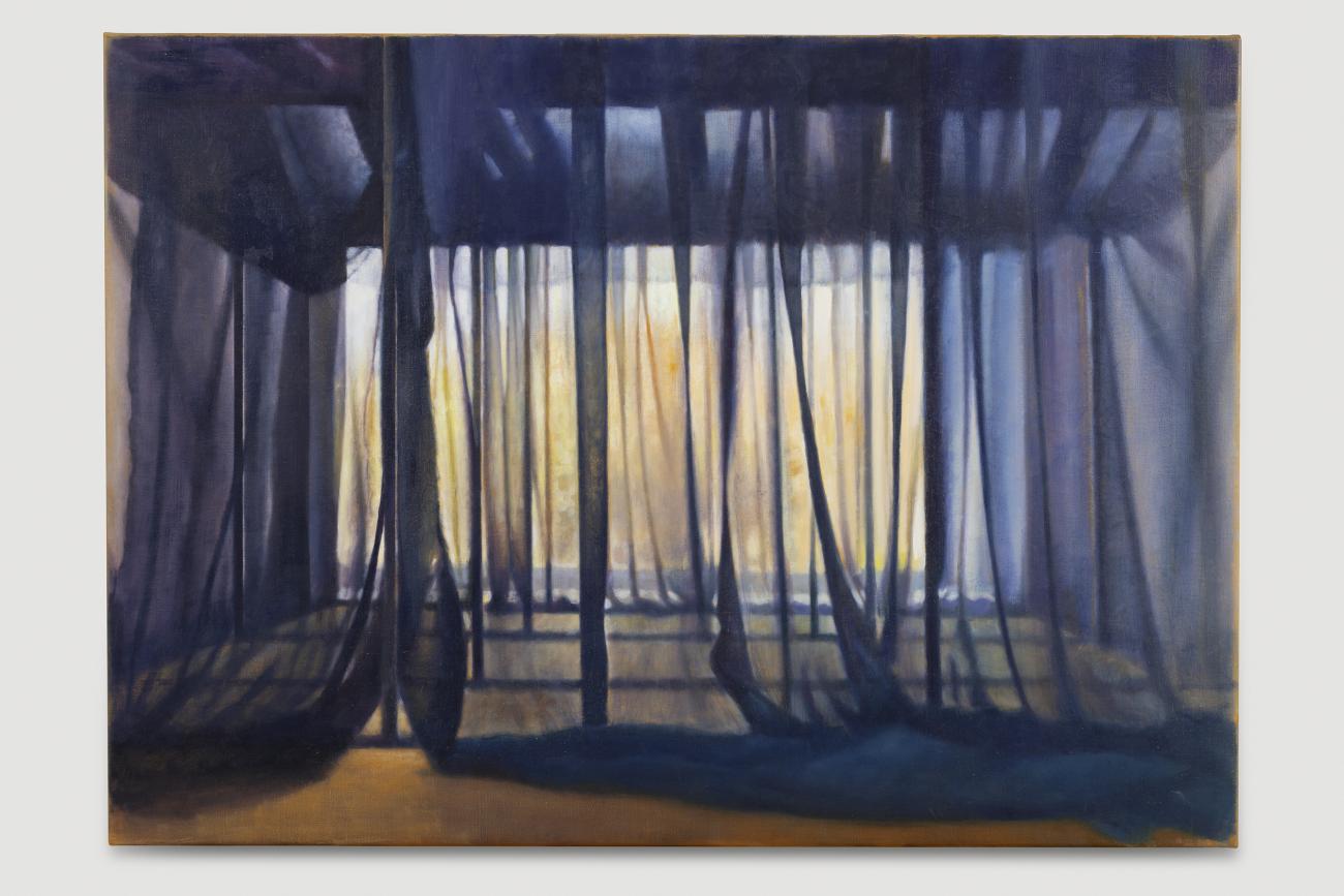 Autumn Folds, 2024, oil on Canvas, 80x110cm, Private Collection